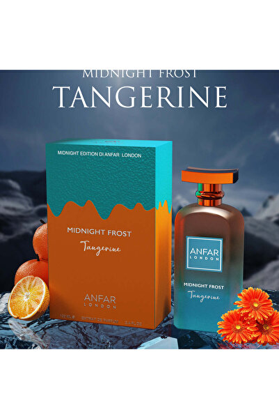 ANFAR LONDON Midnight Frost Tangerine