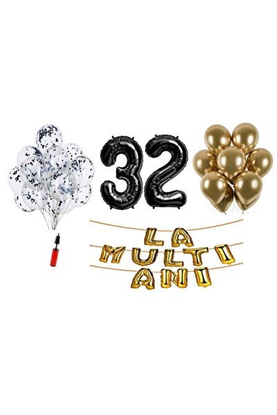 Domi Party & Gifts Set 33 baloane, Domi Party & Gifts, La mulți ani aniversar...