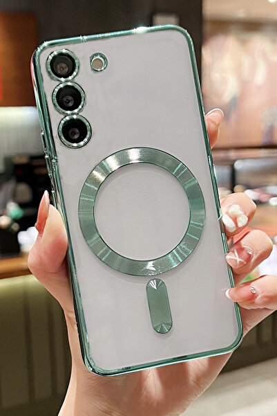 Nezih Case Samsung Galaxy A16 Kılıf Kamera Lens Korumalı Magsafe Şarj Destekli Renkli Yumuşak Kılıf