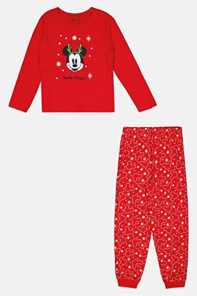 Sinsay x Disney Kids Boy 2 Pieces Graphic Print Pyjama Set, Multicolor