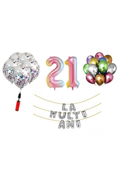 Domi Party & Gifts Set 33 baloane, DOMI PARTY & GIFTS®, La mulți ani aniversa...