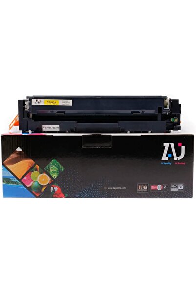 ZAJ مجموعة حبر HP 203A المكونة من 4 قطع CF540A CF541A CF542A CF543A (متوافقة مع سلسلة HP M254 / M281 / M280)