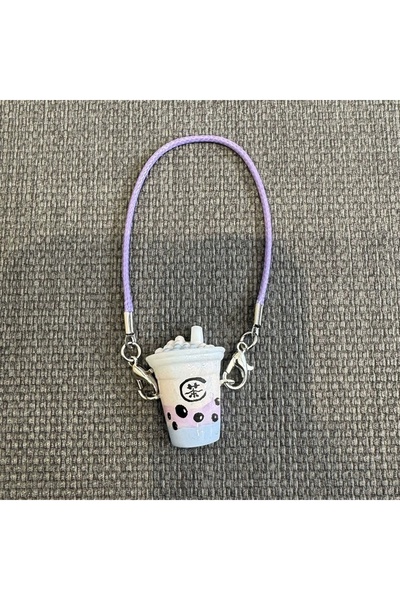 Choice لا دمية حليب شاي-أرجواني دمية لابوبو قلادة بيت الدمية محاكاة صغيرة كوب...