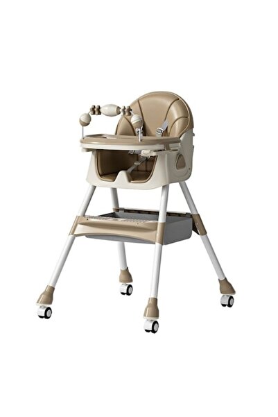 Danex Flippy 3-in-1 Baby & Toddler High Chair, 2 Removable Trays, Adjustable Backrest, Cream