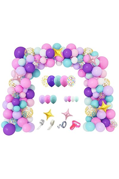 CeruleTree Set de 138 baloane, CeruleTree, Latex, Multicolor