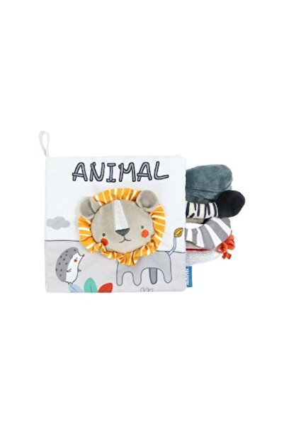 DAMUR Sensory Book, for Babies, 15x16x6 cm, with Animals, 3D, With Sounds and...