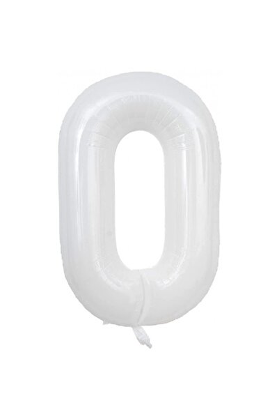 Domi Party & Gifts Balon folie, Domi Party & Gifts, ALB, numărul 0, 100 cm