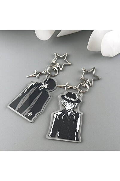 Choice1 مجموعة مينيسو من سلسلة مفاتيح أكريليك من أنمي BSD دازاي أوسامو وتشووا...