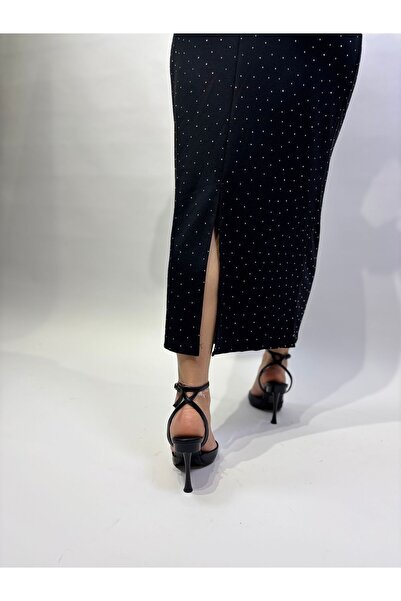 HOFY 26145 Padded Side Gathered Stone Modal Dress