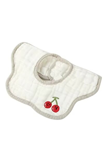 DAMUR Bavetă tip floare, din bumbac, pentru copii 0-12 luni, rezistentă la ap...