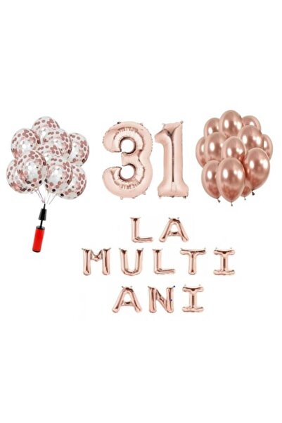 Domi Party & Gifts Set 33 baloane, Domi Party & Gifts, La mulți ani de 31 de ...