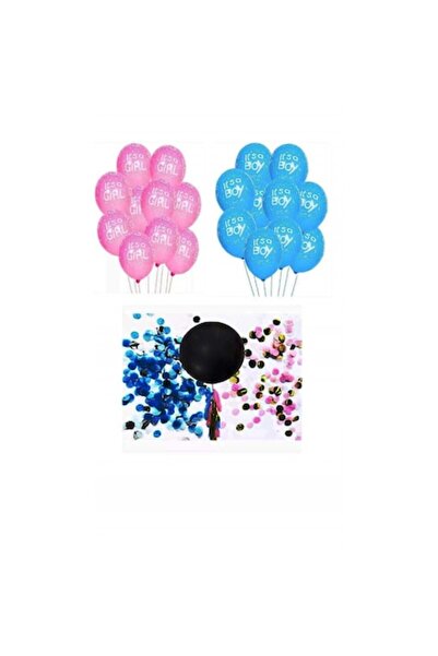 Shop Carnaval Set de 13 baloane - Baby Shower, Băiat și Fată