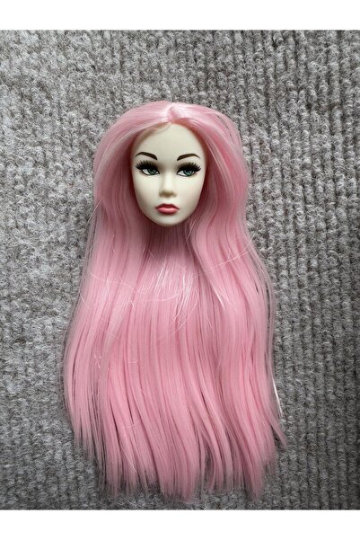 Choice دمية صغيرة معيبة بشعر وردي ومكياج من البولي بروبيلين مع شعر ملون وبشرة...