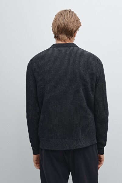 Massimo Dutti Yün karışımlı triko hırka