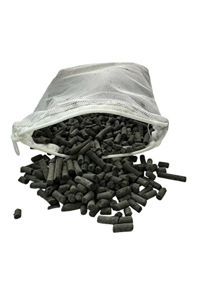 OEM Activated carbon for aquarium, 500 g, pellets/granules, with mesh bag – for internal/canister filt