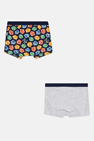 Sinsay Kids Boy 2 Pieces Graphic Print Boxer Briefs, Multicolor