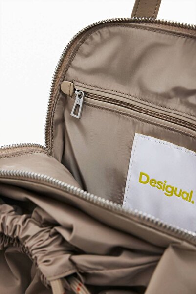 Desigual Women's backpack, Desigual, Priori Sumy Mini Sport series, Ochre