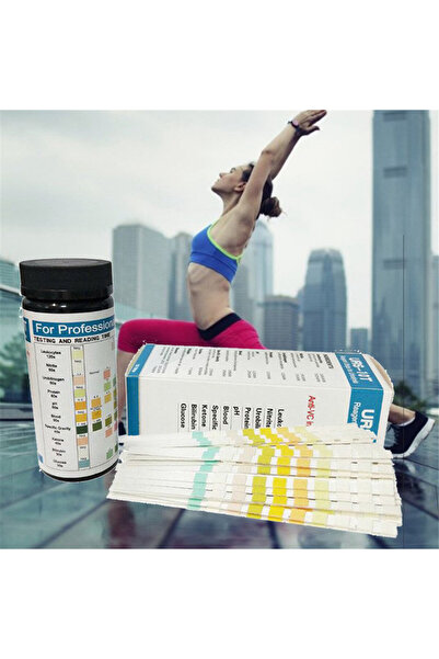 Choice مقاس واحد كما هو موضح في 100 قطعة من شرائط اختبار البول ذات 10 معلمات ...