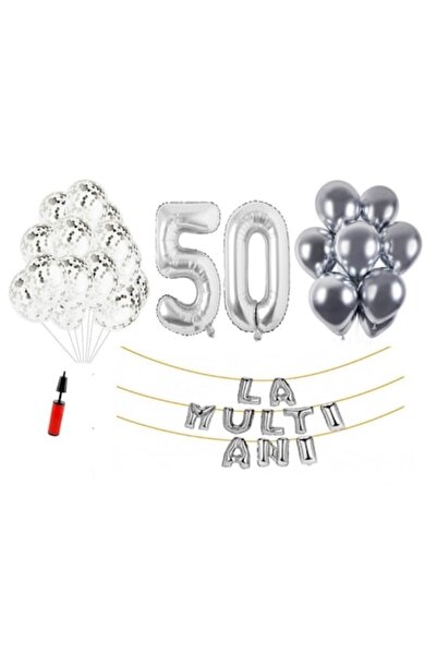 Domi Party & Gifts Set de 33 de baloane, Domi Party & Gifts, La mulți ani, an...