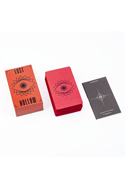Choice TR06R Lost Hollow Tarot 80-Card with Guidebook Red Gilded Edges Fate D...