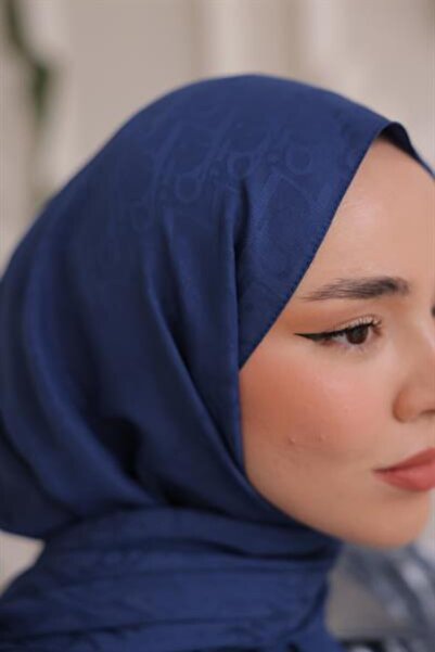 Himara D Desen Şal Gece Mavi