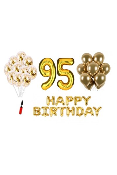 Domi Party & Gifts Set 33 balloons, Domi Party & Gifts, Happy Birthday 95 yea...