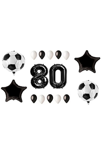 Domi Party & Gifts Set 16 baloane, Domi Party & Gifts, aniversare 80 ani, tem...