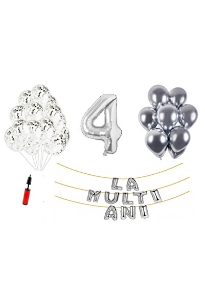 Domi Party & Gifts Set 32 ​​baloane, DOMI PARTY & GIFTS®, La mulți ani aniver...