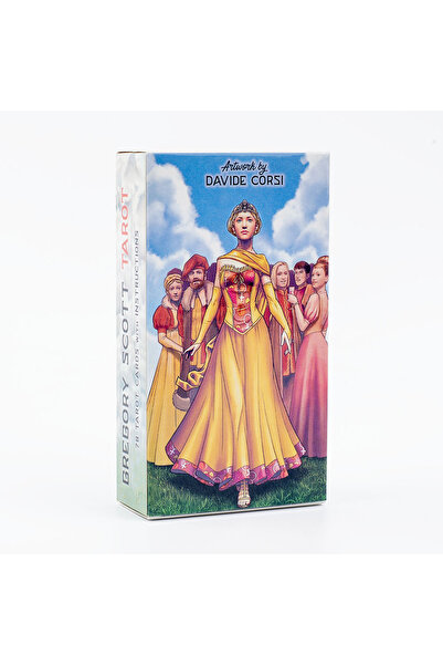 Choice TK52K Gregory Scott Tarot 78-Card Deck for English Visions Divination Board Games Party Entertainmen