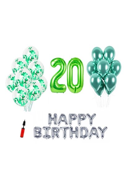 Domi Party & Gifts Set 33 baloane, Domi Party & Gifts, Happy Birthday anivers...