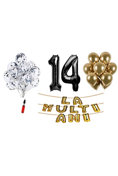 Domi Party & Gifts Set 33 baloane, Domi Party & Gifts, La mulți ani aniversar...