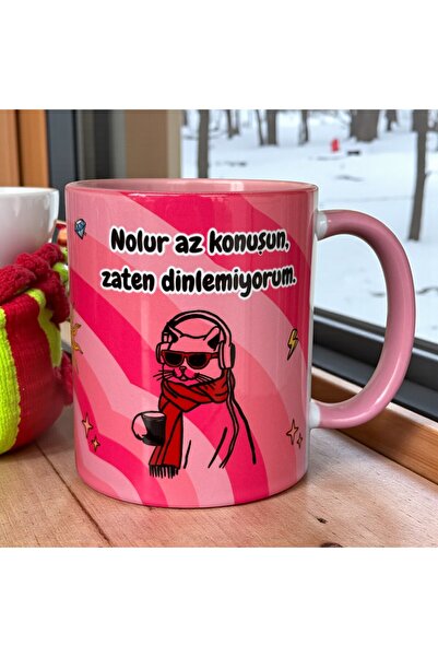 mug shop Nolur Talk Less, I'M Already Listening Design Mug Premium Porcelain