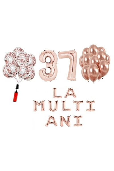 Domi Party & Gifts Set 33 baloane, Domi Party & Gifts, La mulți ani de 37 de ...