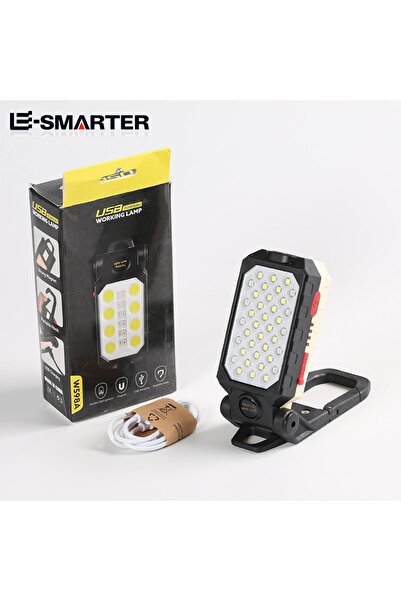 Choice مصباح عمل محمول من ESMARTER COB (28 مصباح LED صغير) W598B، قابل لإعادة...