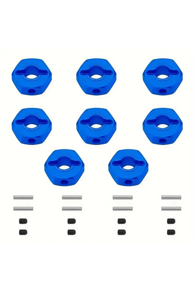 Choice 8 قطع من صواميل سداسية العجلات من الألومنيوم مقاس 12 مم من GLOBACT مع ...