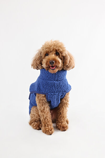 Petitibo Cozzy Kısa Boğazlı Köpek Yeleği - Mavi
