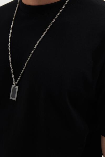 Tudors Ανδρικό μπλουζάκι με κλασική εφαρμογή, 100% βαμβακερό, μαύρο μπλουζάκι με λαιμόκοψη