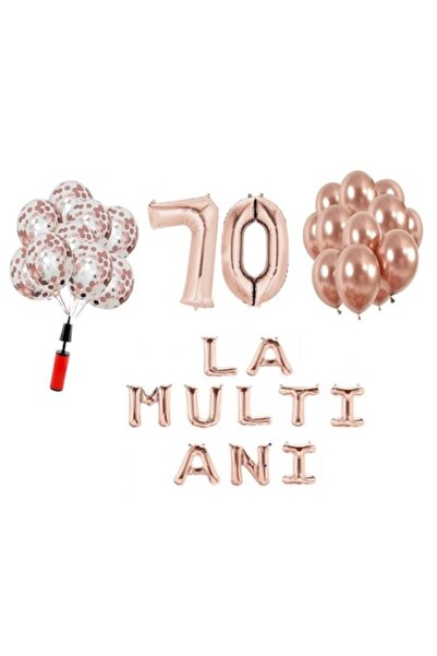 Domi Party & Gifts Set 33 baloane, Domi Party & Gifts, La mulți ani de 70 de ...
