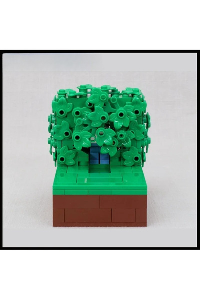 Choice CJ1467-227PCS MOC Building Block Homer Backing Into the Bushes Technology Bricks Birthday Christmas