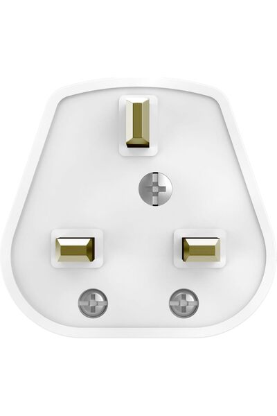 Hama D3223852 4-Way 2X USB-A 12W UK Plug Power Strip, 3 Meter Length, White