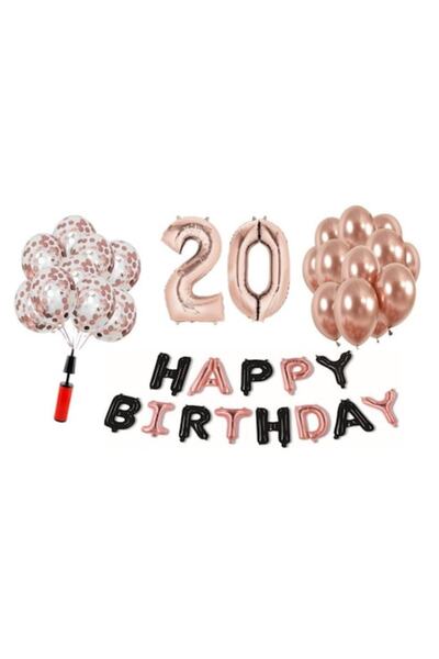 Domi Party & Gifts Set 36 baloane, Domi Party & Gifts, La mulți ani, auriu ro...