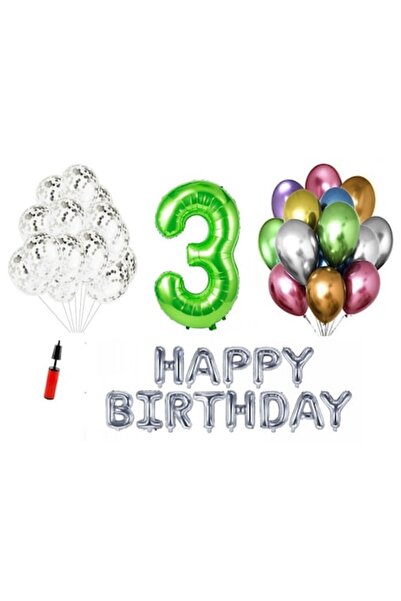 Domi Party & Gifts Set 32 ​​baloane, Domi Party & Gifts, La mulți ani anivers...