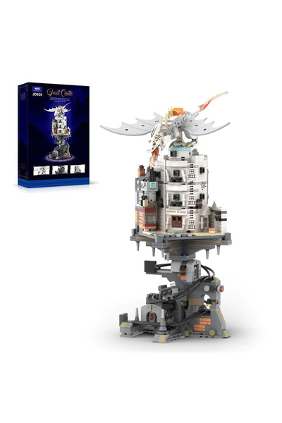 Choice 1056PCS with box 1056PCS MOC Gringotts Wizarding Bank Building Blocks Set Creative Magic World Drago
