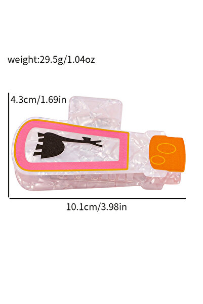 Choice مشبك شعر على شكل زرافة كرتونية CSO0963، إكسسوار شعر متعدد الوظائف ذو ش...