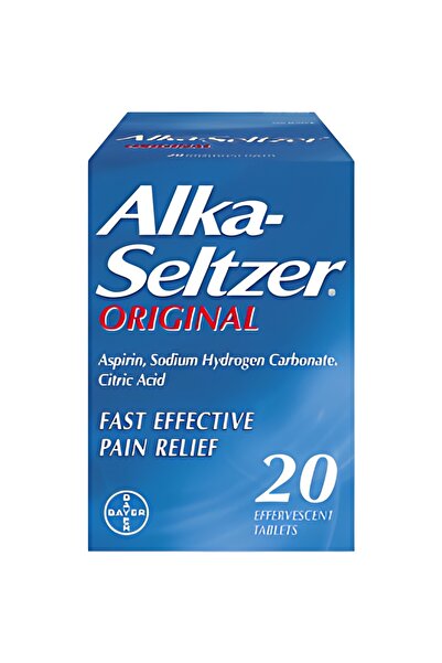 Bayer ألكا سيلتزار الأصلية 20 قرص فوار