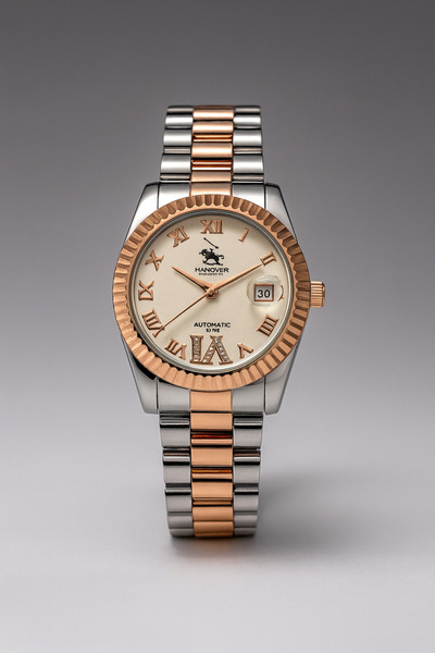 G Sport POLO Rolex Model Lüks Takvimli Kadın Metal Kol Saati