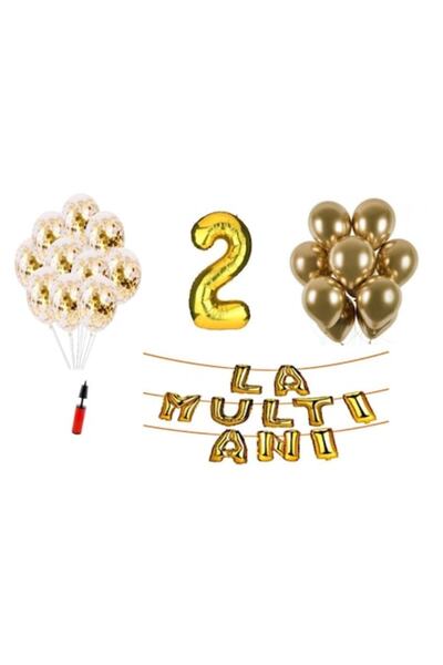 Domi Party & Gifts Set 32 ​​baloane, Domi Party & Gifts, La mulți ani anivers...