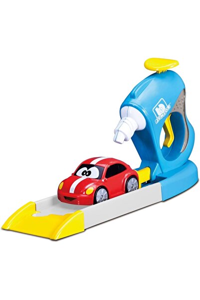 BB Junior سيارة فولكس فاجن غاز آند جو - مجموعة محطة وقود مع مؤثرات صوتية (للأ...