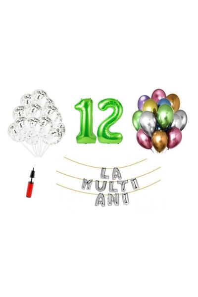 Domi Party & Gifts Set 33 baloane, Domi Party & Gifts, La Multi Ani aniversar...