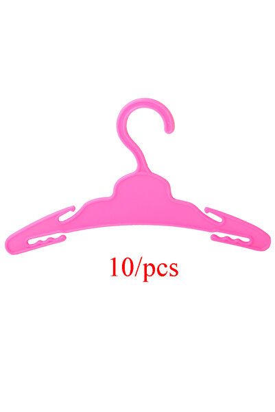 Choice ملابس دمى أمريكية مقاس 18 بوصة، 10 قطع/مجموعة، شماعات متعددة الألوان ل...